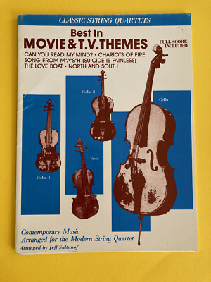 Best in Movie & T.V. Themes, arr. Jeff Sultanof, Classic String Quartets
