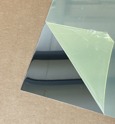 Mirror Finish Aluminum Sheet Brite Anodized .024'' Thick Trim - VARIOUS SIZES