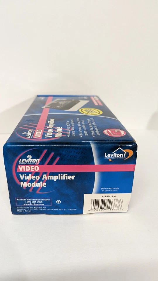 Leviton Structured Media Video Amplifier Module 48210-VA New In Box - Image 4 of 4