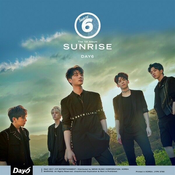 DAY6 [SUNRISE] 1st Album CD+POSTER+Book+Card+Clear Cover Set+