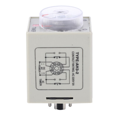 AH3-2 Zeitrelais Mini Verzögerungsregler Timer AC 220 V Für Automatisches Steuer