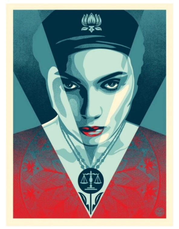 Shepard Fairey impresiones artísticas de papel de arte contemporáneo