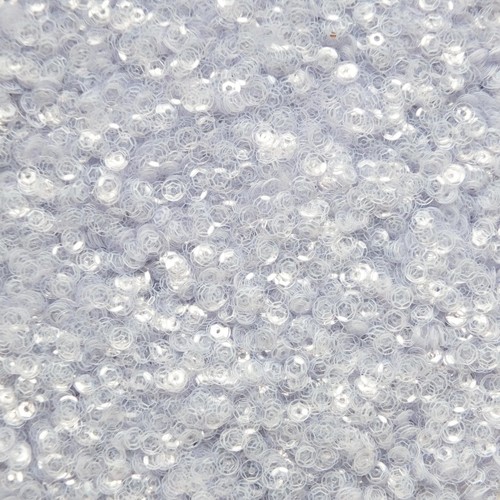 4mm Cup Sequins Loose Paillettes ~ Crystal Clear ~ Made in USA - 第 1/2 張圖片