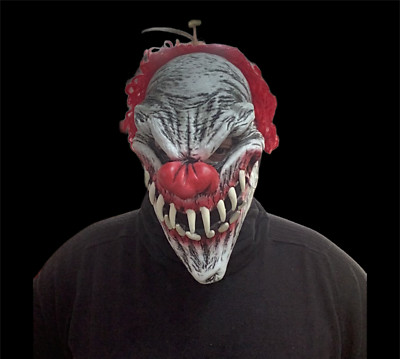 Zagone Studios Last Laugh, Evil Clown Latex Face Mask  UK STOCK Video Clip