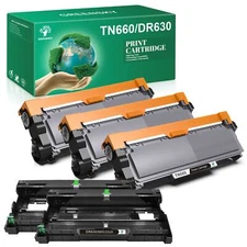 TN660 Toner & DR660 DR630 Drum for Brother HL-L2320D HL-L2340DW MFC-L2700DW lot