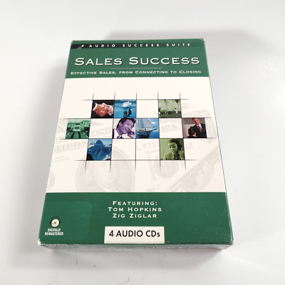 Sales Success Motivational Sales Training 4 AUDIO CDs From Connecting to Closing