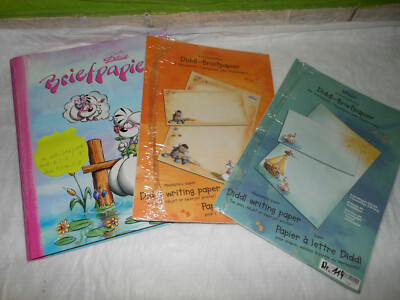 Diddl Stationery No. 106, 114 Original Packaging and Box with No. 115, 116, 117