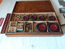 MECCANO VINTAGE N°6 cassetta Legno 2 scomparti epoca anni 20/30