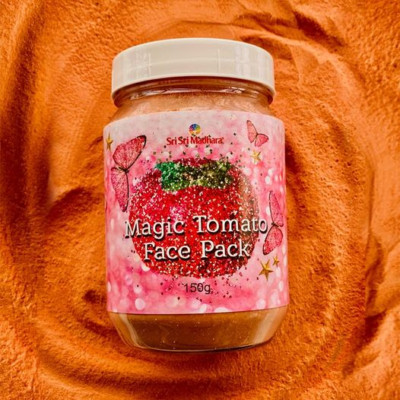 100% Natural organic Magic Tomato Face Pack for open Pores Acne Marks & sun burn