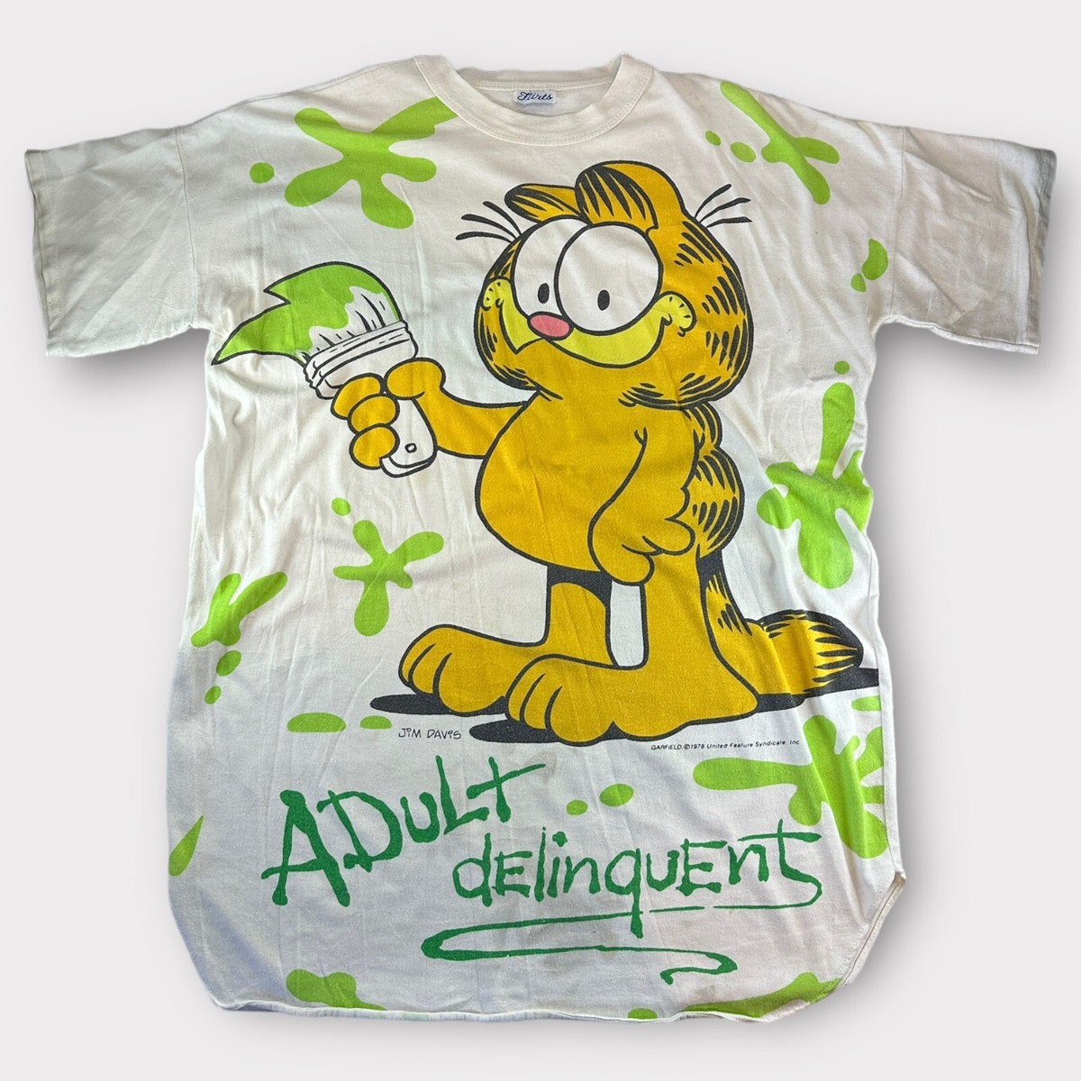 独オタアッキー MOMON GARFIELD. Tシャツ XL Amazon.com: Popfunk Unisex Adult Garfield King T-Shirt