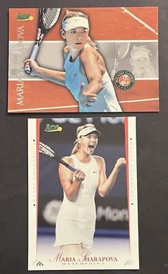 2) 2008 ACE MATCHPOINT MARIA SHARAPOVA #8 FRENCH OPEN #RG18 @ NOT