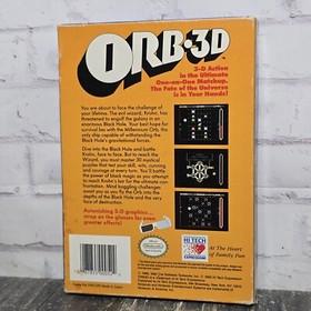 ORB-3D (Nintendo NES, 1989) Incomplete Missing Manual Cleaned Tested & Working 