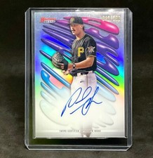 2023 Bowman’s Best Paul Skenes Auto RC Shellacked Refractor 042/250 Pirates