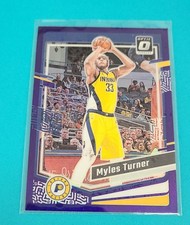 2023-24 Donruss Optic Purple #178 Myles Turner Indiana Pacers BASKETBALL Card 3C