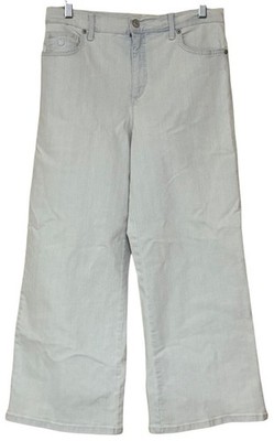 Gloria Vanderbilt Slimming Amanda Wide-Leg Light Wash Denim Jeans Women's Size 8