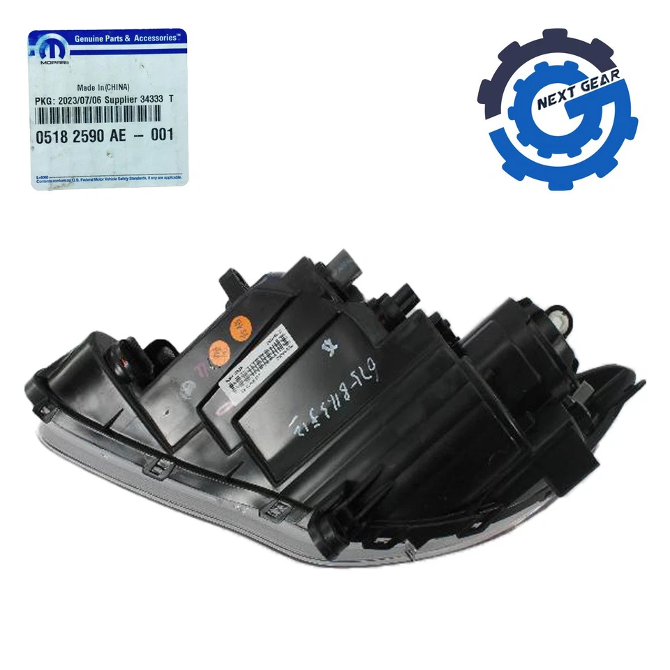 Nuevo faro compuesto derecho OEM Mopar 2011-14 Chrysler Dodge Avenger 5182590AE Foto 3 de 3