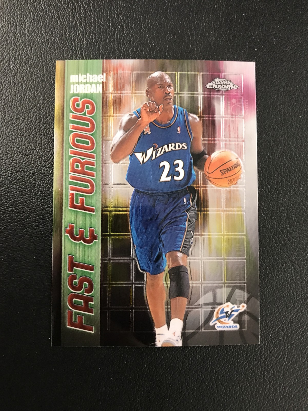 2001-02 Topps Chrome Fast and Furious #FF05 Michael Jordan MINT Wizards