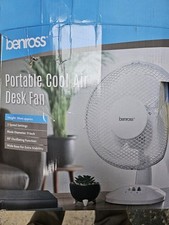 Benross Portable Coolair Desk Fan. Summer/Hot weather