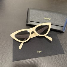 Celine CL4187IS Women's Ivory Gradient Crystal Cat Eye Sunglasses 51-16-145