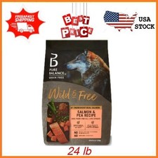 Pure Balance Wild  Free Salmon  Pea Recipe Dry Dog Food, Grain-Free, 24 lb Bag