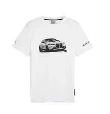 BMW Men's M Motorsport Essentials Graphic Tee White 630633-02 j
