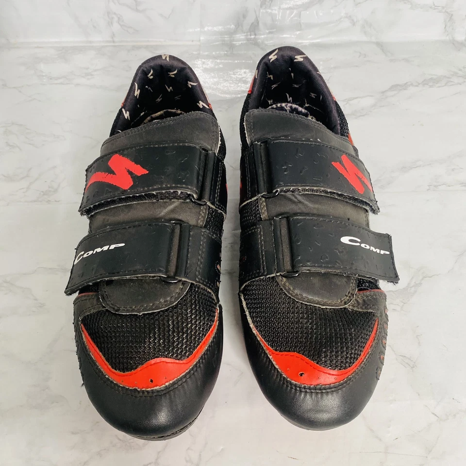 Specialized Comp MTB Mountain Biking Shoes Body Geometry EU 43 US 9.5 Black Red - Image 2 of 4