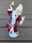 Christmas Carol Ceramic Standing Dolls - Ebenezer Scrooge & Bob Cratchit/Tim 8” — photo 5