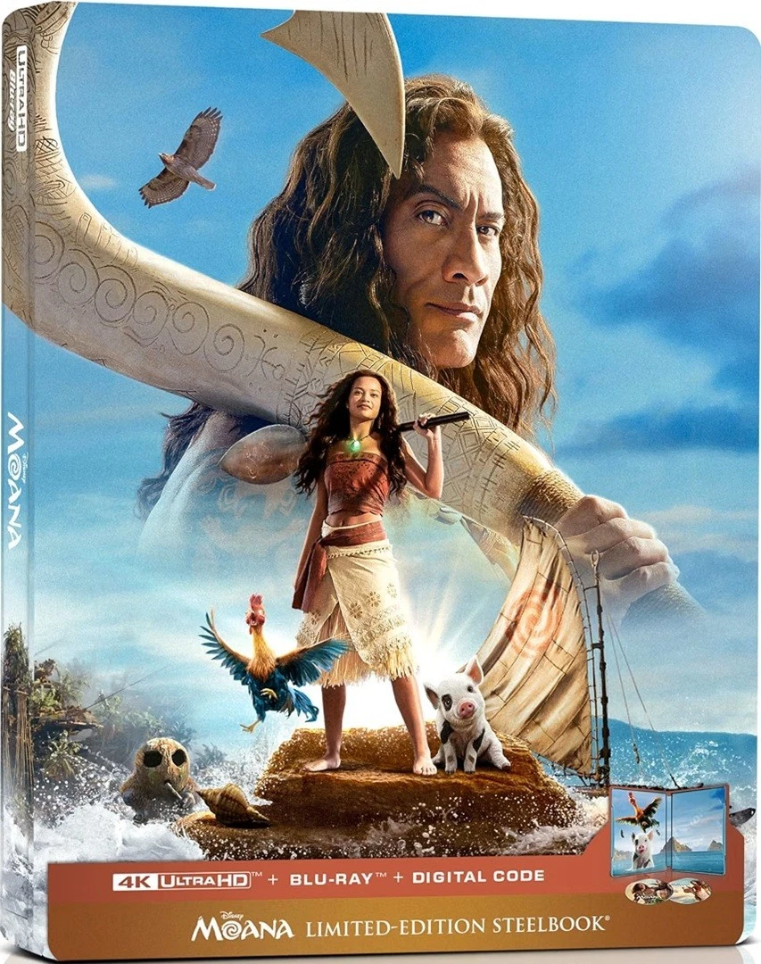 モアナ　スチールブック Moana Steelbook DVDs & Blu-ray Discs for sale - eBay