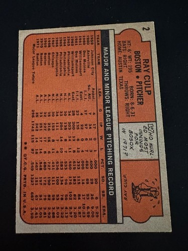 1972 Topps Baseball #1-132 RELOADED You pick cards to complete your collection - Picture 2 of 152