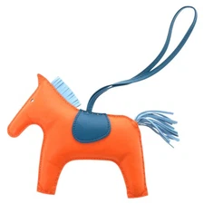 AUTHENTIC HERMES Rodeo MM charm Key Holder Celeste Bruise meal Anemiro