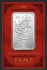 2025 PAMP~ The Lunar Legend Series~Year of the White Snake~ 1oz 999