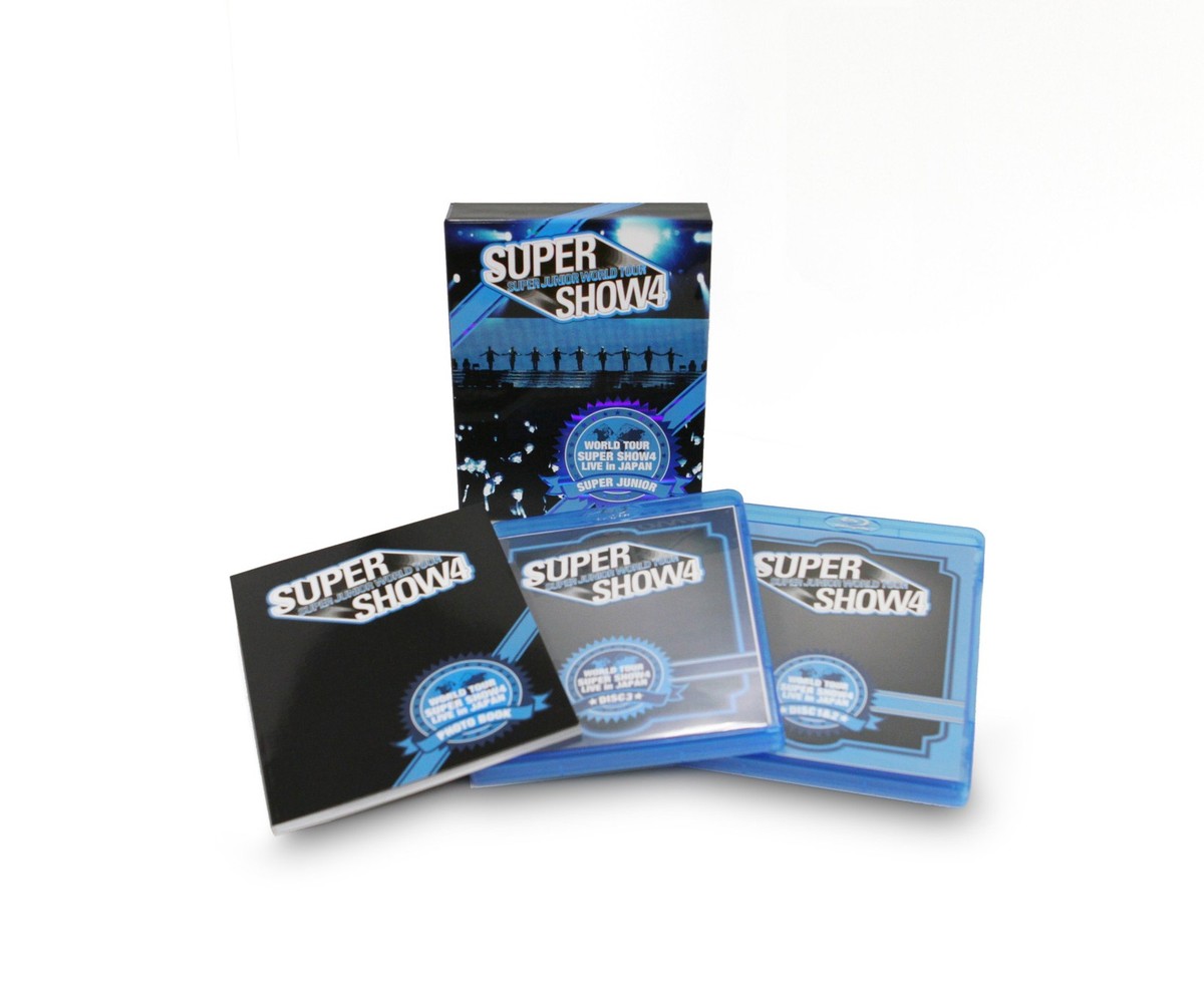 New SUPER JUNIOR WORLD TOUR SUPER SHOW4 LIVE in JAPAN BOX