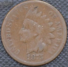 1875  VG  Indian Head Cent