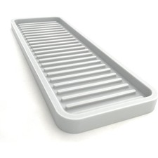 Silicone Kitchen Sink Organizer Tray with Sponge Holder Soap Dish and Countertop