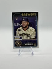 2024 Topps Jackson Chourio Image Variation SP RC #698 Brewers Rookie