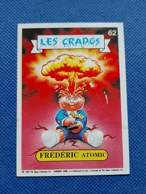 Les Crados / Karte Nummer 62 / French Garbage Pail Kids Adam Bomb