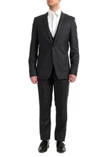 Hugo Boss Men's "Arti/Hesten183V1" Extra Slim Fit 100% Wool Three Piece Suit
