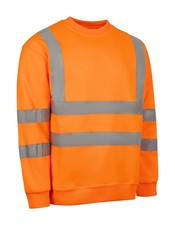Beeswift Essential Sweatshirt Hi-Vis Pullover Orange Gr. XXXL