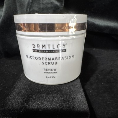 DRMTLGY Microdermabrasion Scrub Orange Lemon Apple Green Tea Sugarcane 2oz