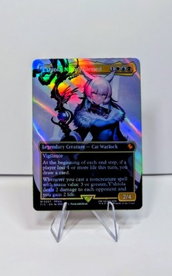 Y'shtola, Night's Blessed (Borderless) Final Fantasy Foil Playtest Card