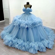 Quinceanera Dresses for Girl Beading Ruched Off the Shoulder Sequind Robe Custom