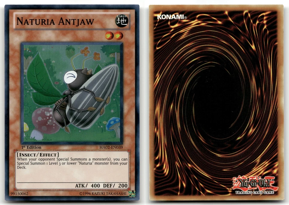 Naturia Antjaw HA02-EN039 | Super Rare 1st Edition | NM | Yugioh - Image 3 of 3