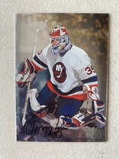 1998-99 In The Game Be A Player Autographs #83 Tommy Salo New York Islanders NM