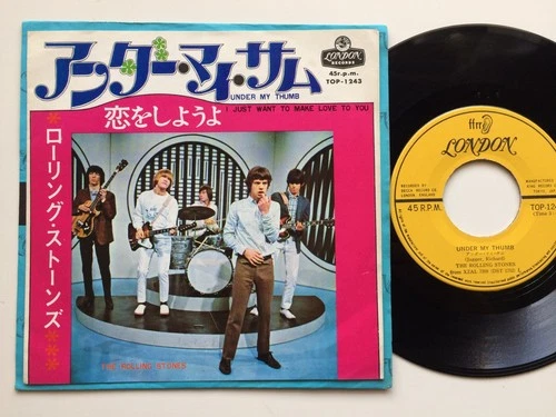 The Rolling Stones "UNDER MY THUMB" JAPAN ORIGINAL CUPPLING LONDON 45 7" TOP1243