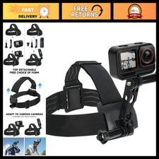 Universal Action Camera Head Strap Mount for POV, Compatible with DJI  Insta360