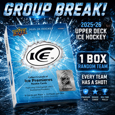 2025/26 Upper Deck ICE Hockey (1) Hobby Box Random GB - 32 SP #002