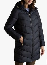 Image of Joules Adjustable Hood Padded Coat, Navy Size 10 Rrp £89