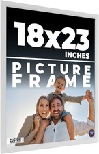 18x23 Frame White Wood Picture Photo Frame with UV Acrylic and Acid Free Backing