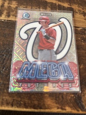 2026 Bowman Eli Willits Mega Futures SP Insert Mojo Refractor #MF-19 Nationals