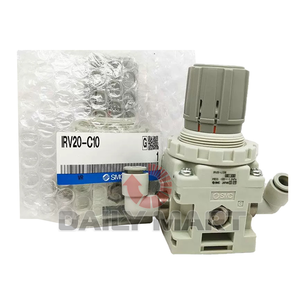 New In Box SMC IRV20-C10 Vacuum Regulator